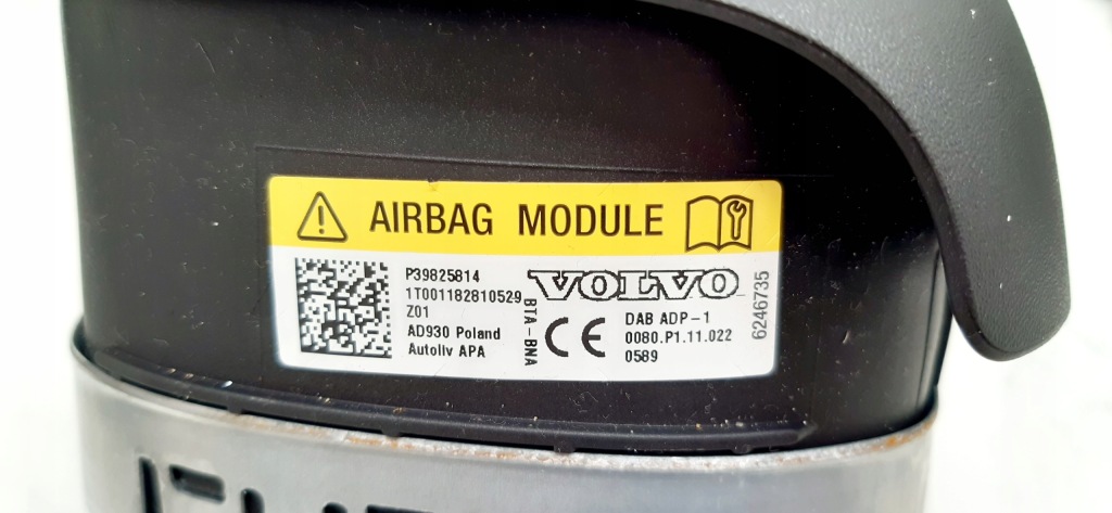 фото №6, Volvo v90 набор подушка безопасности 39825814, 31663065, 31351335