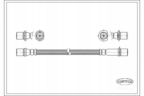 фото №2, Corteco шланг гальмівний toyota 4 runner 3.0 turb