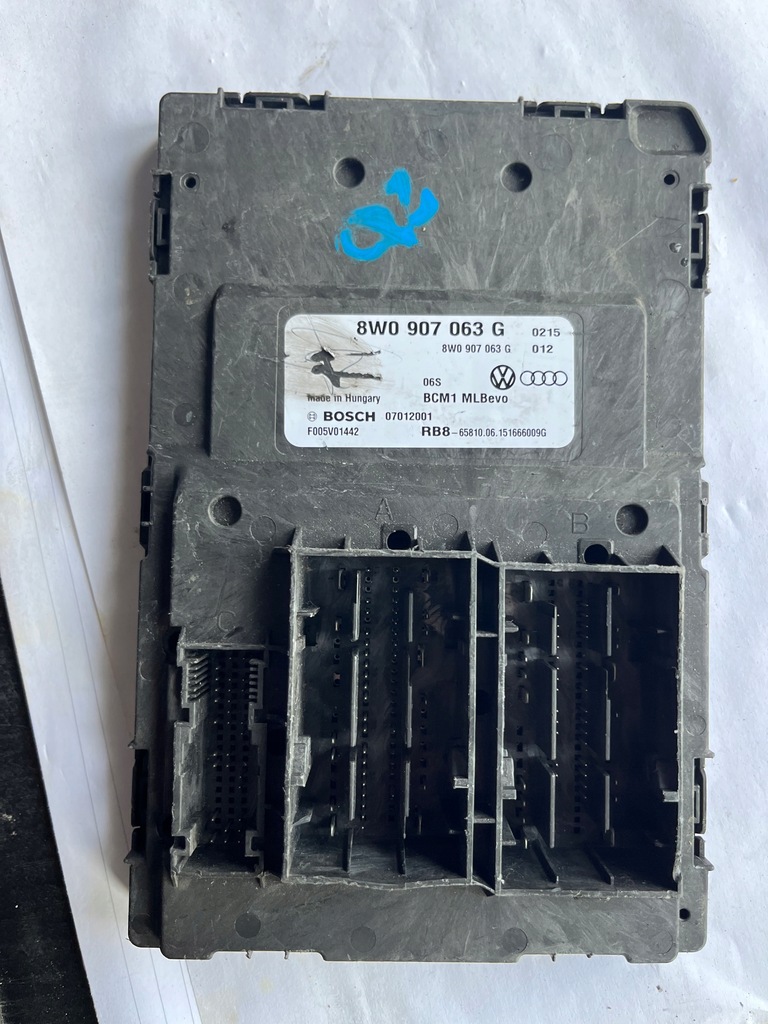 фото №1, Audi модуль блок керування блок управління бортовою мережею 8w0907063g 8w0907063