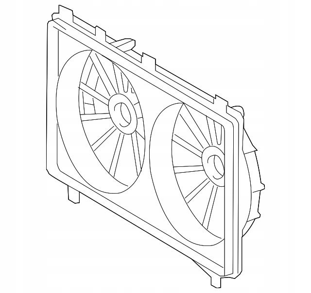 фото №1, Org!!! корпус вентилятора радіатора lexus rc 2014-