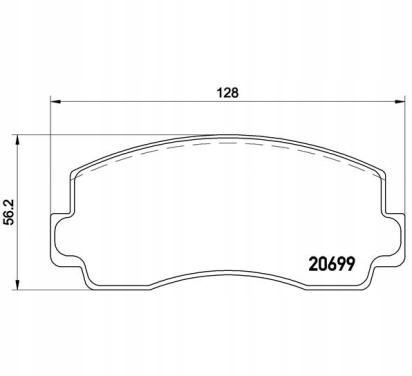 фото №1, Brembo тормозные колодки тормозные asia motors rocsta 11
