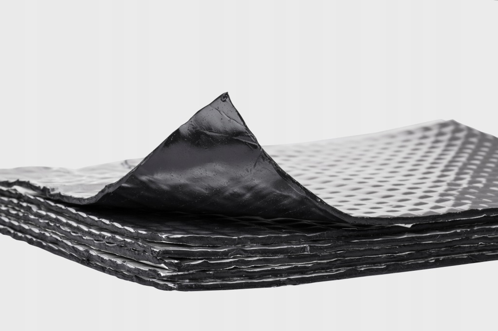 Мат шумоізоляційна бутилова antywibracyjna professional abm 2.0mm 25x25cm Зі Шроту