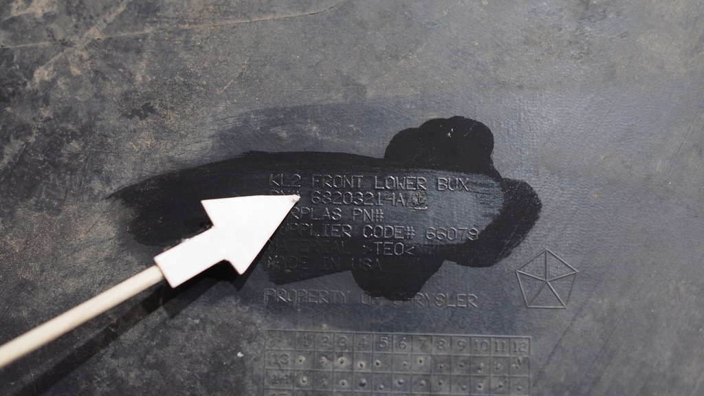 фото №16, Jeep cherokee wk2 14-18 бампер перед накладка