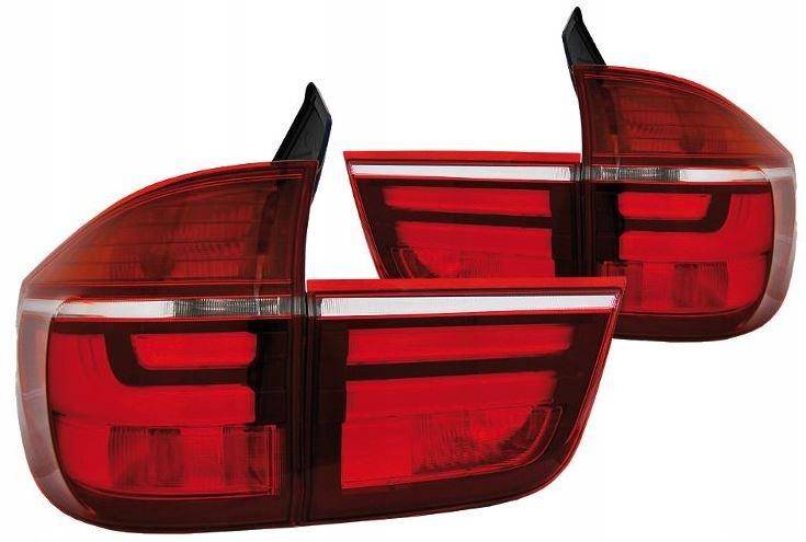фото №1, Лампи світлодіодний bmw x5 e70 red white led bar