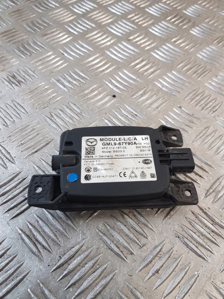 фото №1, Датчик модуль радар мертвого pola лівий gml9-67y90a mazda 6 iii gj 15r