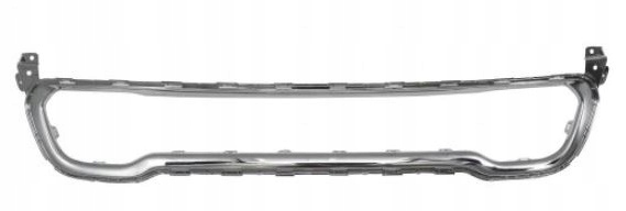 фото №1, Jeep cherokee kl 14- рамка ґрати бампера хром