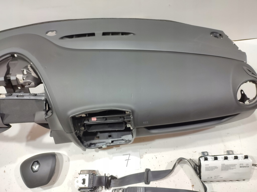 фото №4, Clio iv приборная панель консоль подушка безопасности подушки безопасности ремни