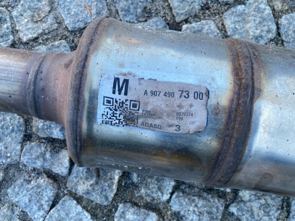 Mercedes sprinter 907 выхлоп гаситель катализатор dpf 9074904800 оригинал Оригинал