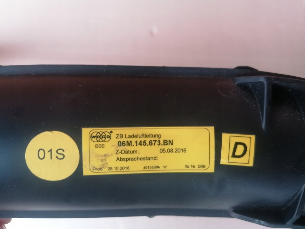 фото №3, Audi a8 4n0 труба інтеркулер