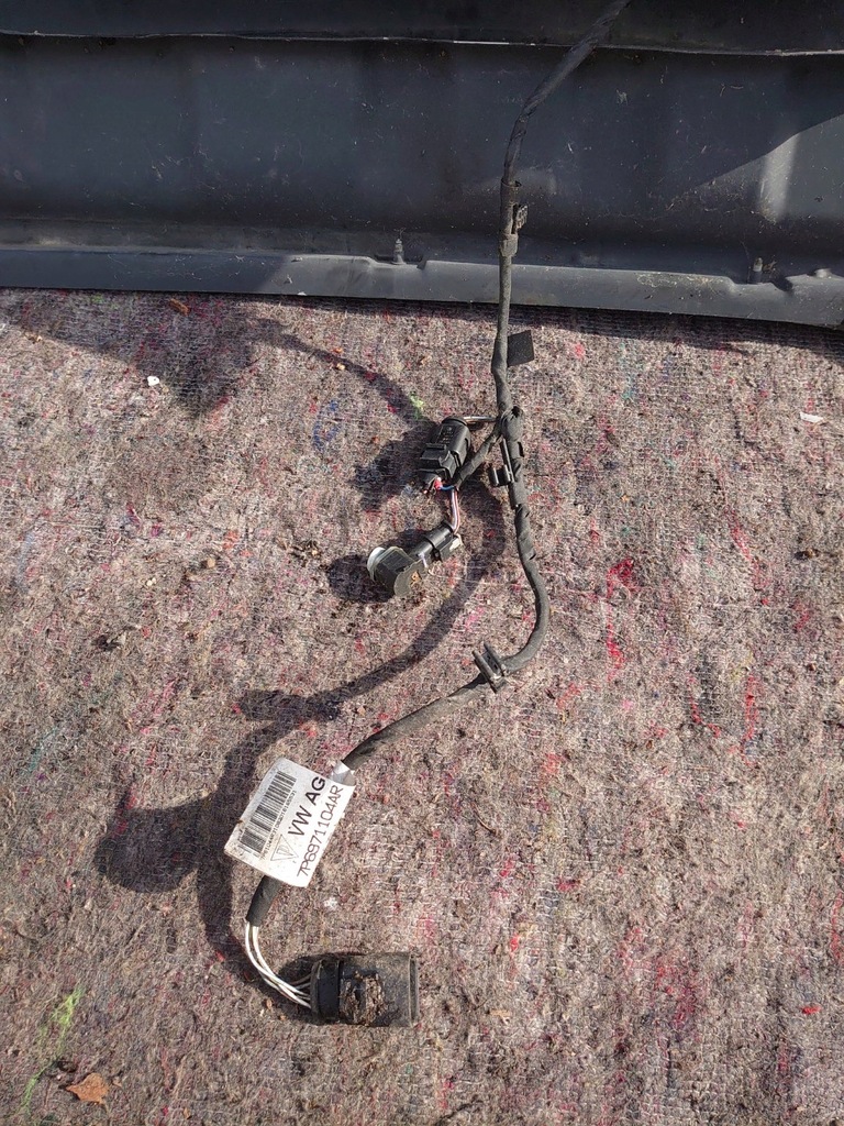 фото №11, Бампер задняя vw touareg ii pdc жгут фаркоп