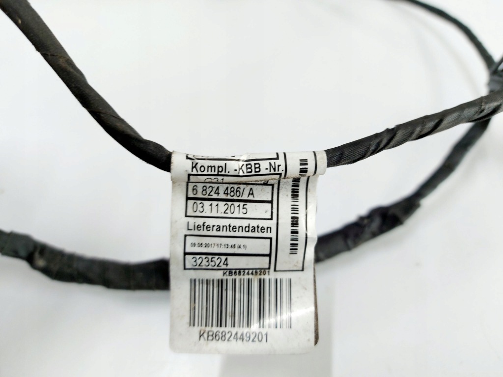 фото №9, Bmw 5 g31 g30 17r. электропроводка жгут бампера задняя 4x pdc 6824486