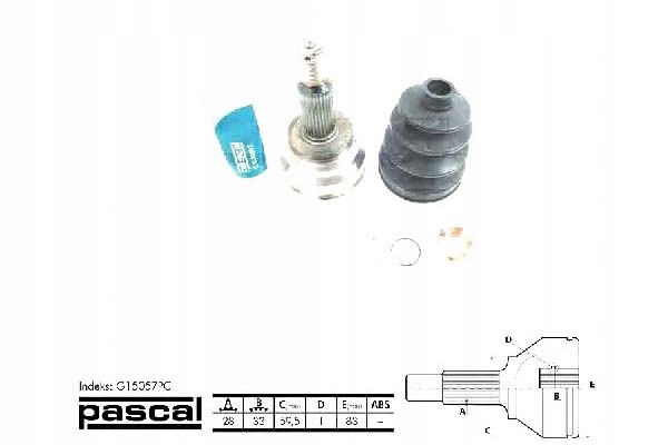 фото №2, Шарнір привідний зовнішній mitsubishi lancer viii