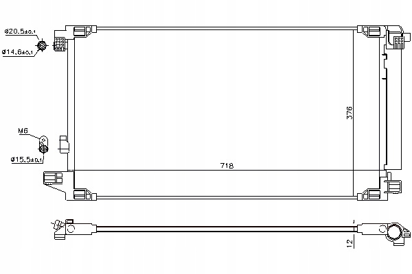 фото №15, Радіатор кондиціонера nissens 941071