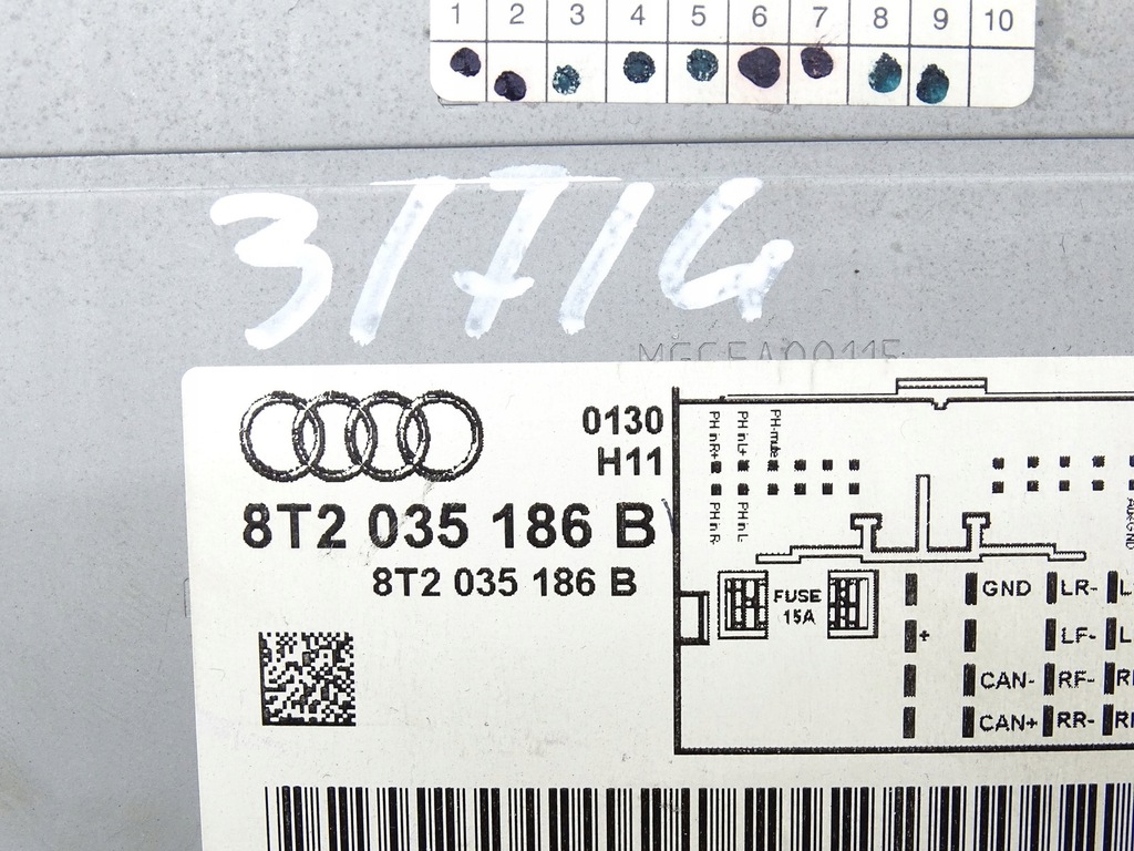 фото №7, Радио радиопроигрыватель cd audi a5 8t b8 8t2035186b