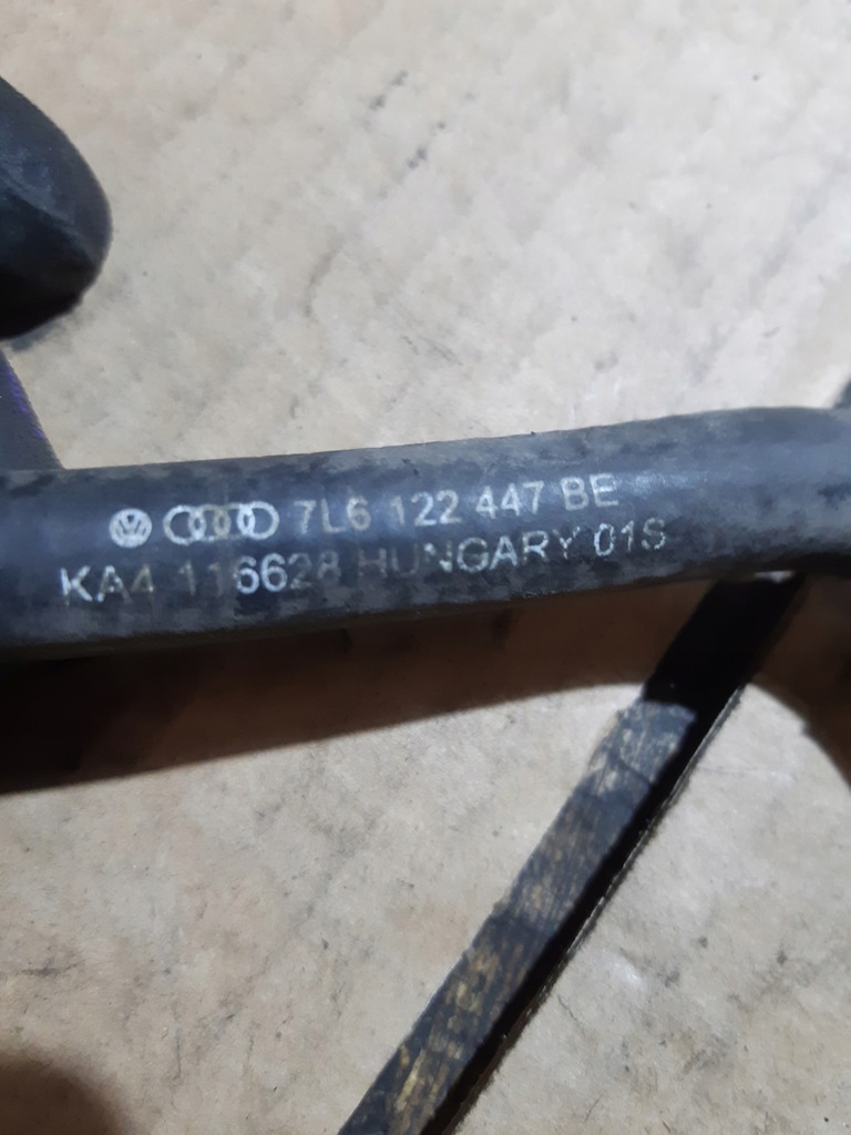 фото №6, Audi q7 4l wąż трубка шланг wody 7l6122447be 7l0122101h