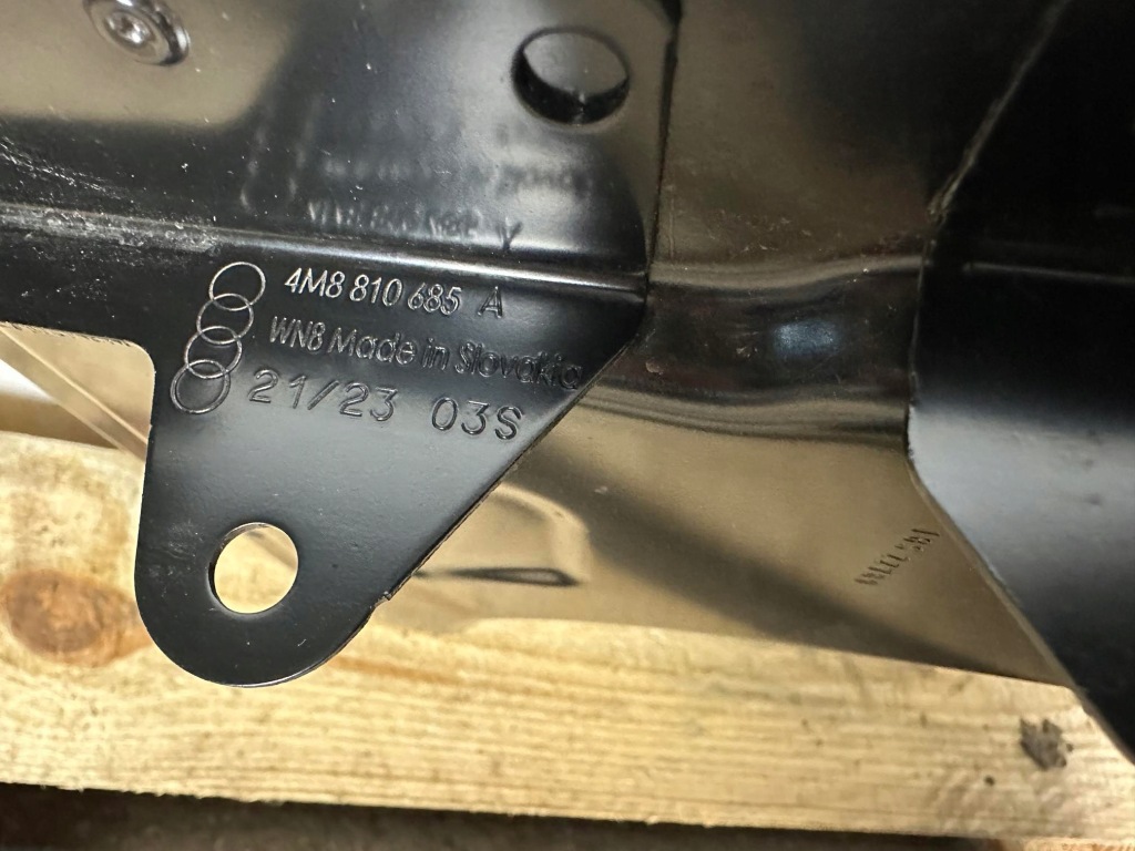 фото №4, Порог блок двигателя левый перед передний рама audi q8 4m8 nowka оригинальный