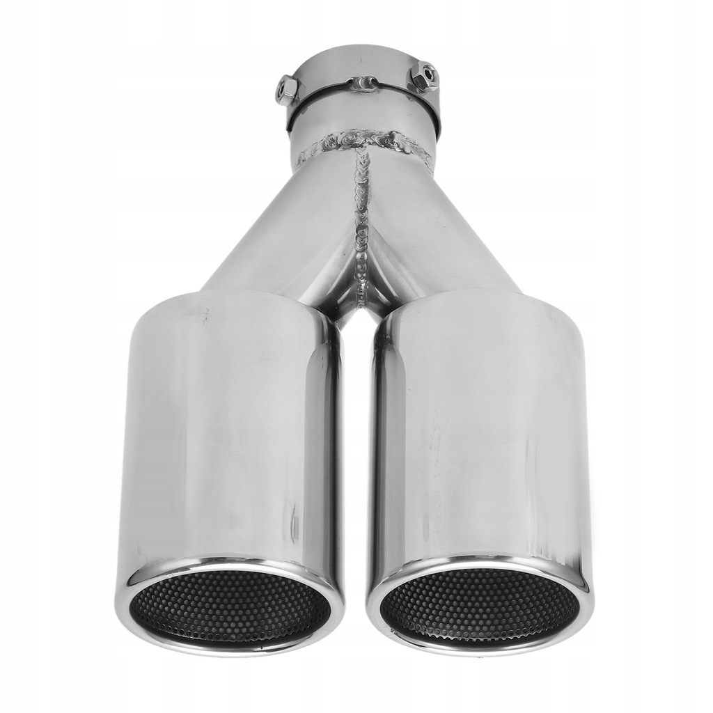 фото №13, Сріблястий автомобіль подвійний вихід труба вихлопна