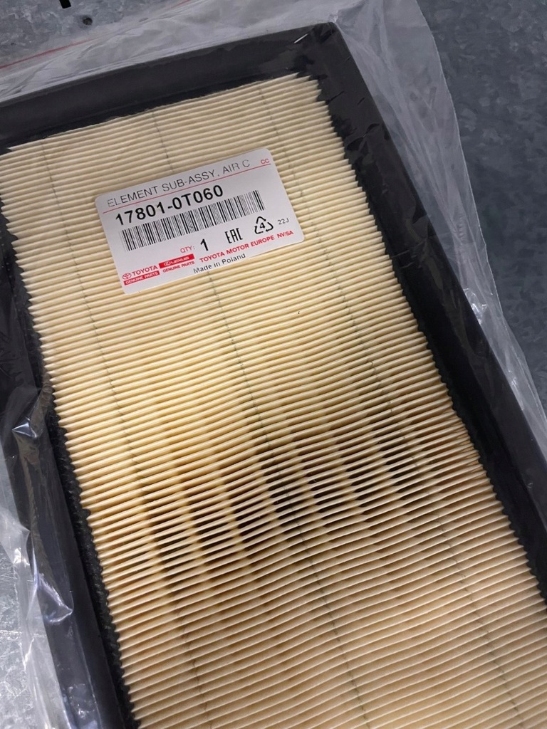 фото №1, Фільтр повітря toyota chr corolla 17801-0t060