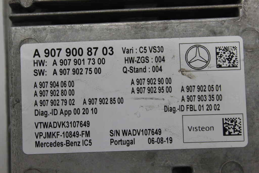 фото №4, Mercedes sprinter w910 w907 модуль підсилювач радіо a9079008703