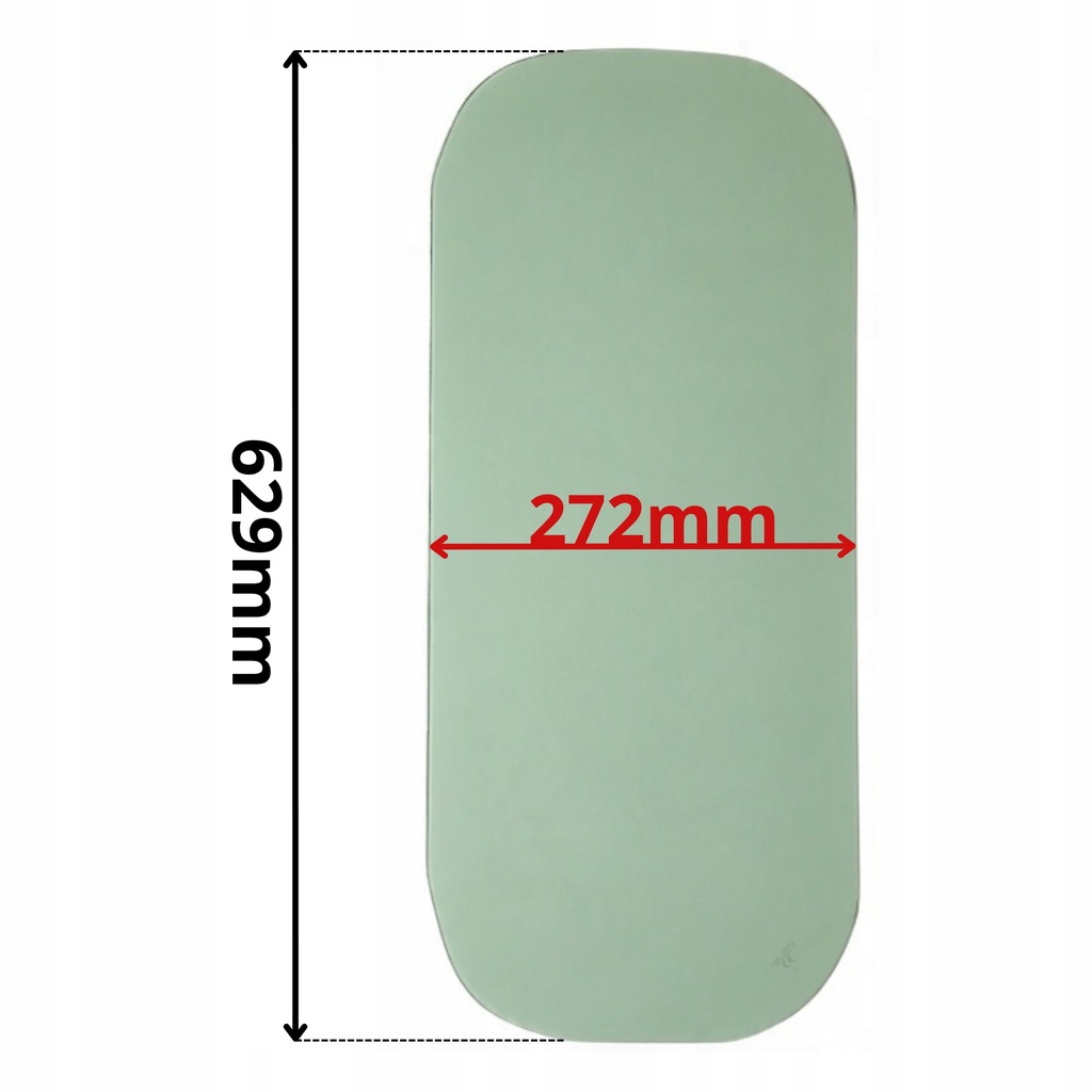 фото №1, Стекло правая задняя стена перегородочная renault midlum 5195