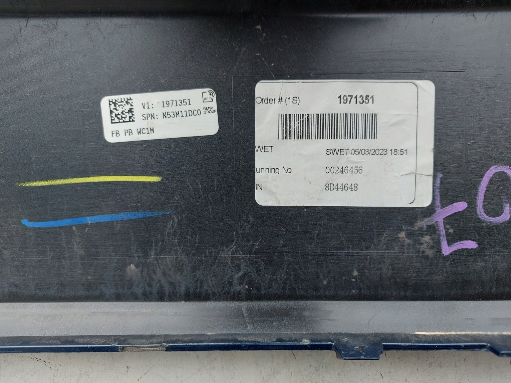 фото №11, Bmw 3 g20 g21 basis lift lci 22- бампер передній перед