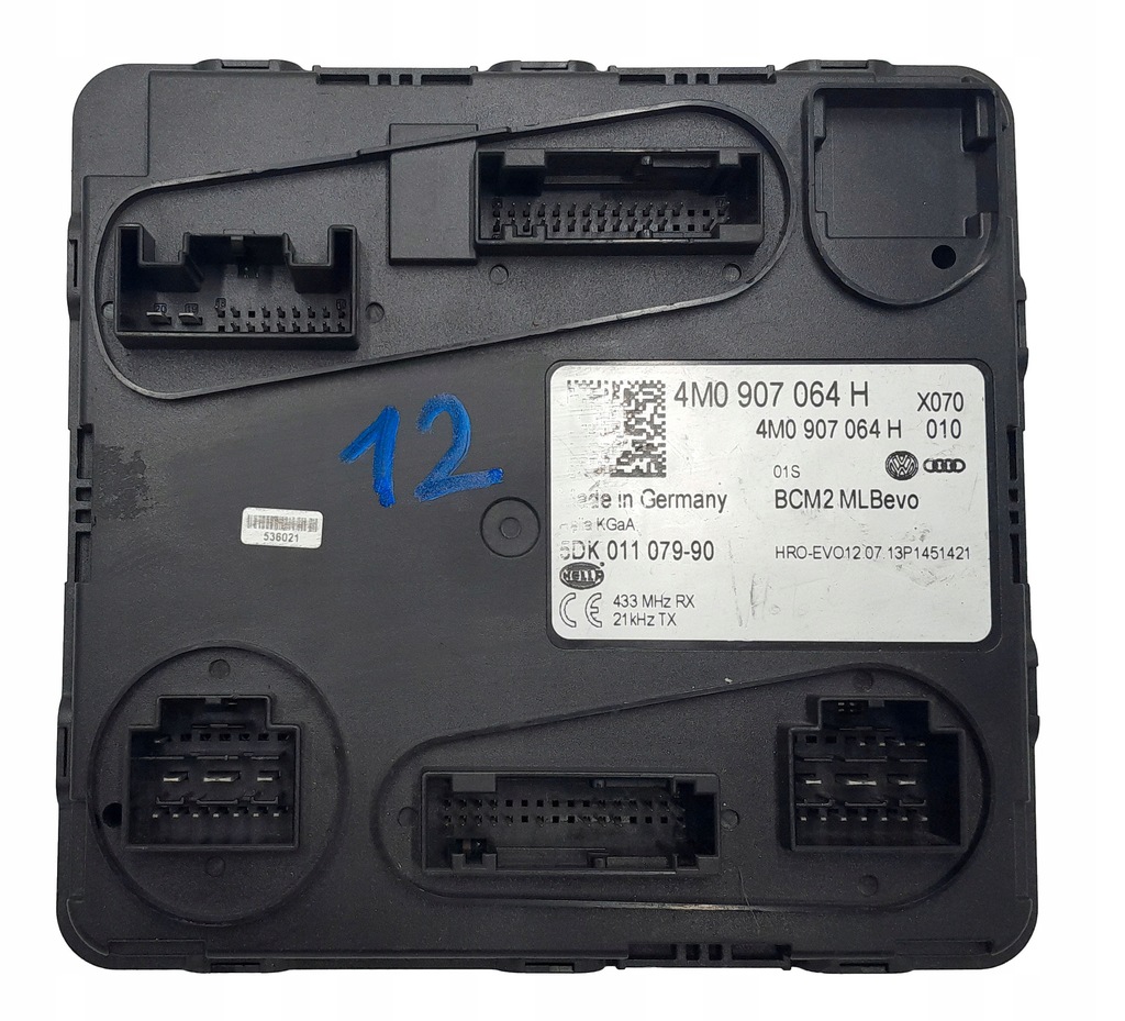фото №1, Модуль комфорту audi q7 a4 4m0907064h