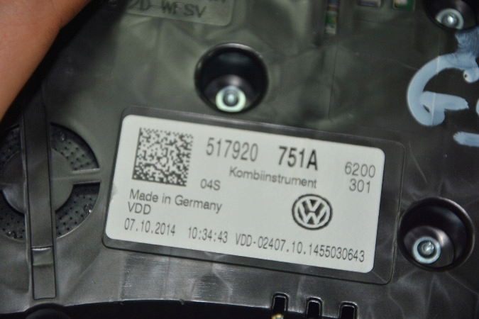 фото №6, Счетчик приборы vw golf 7 sportsvan 517920751a