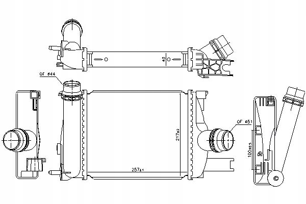 фото №1, Nissens интеркулер dacia logan ii tce 90