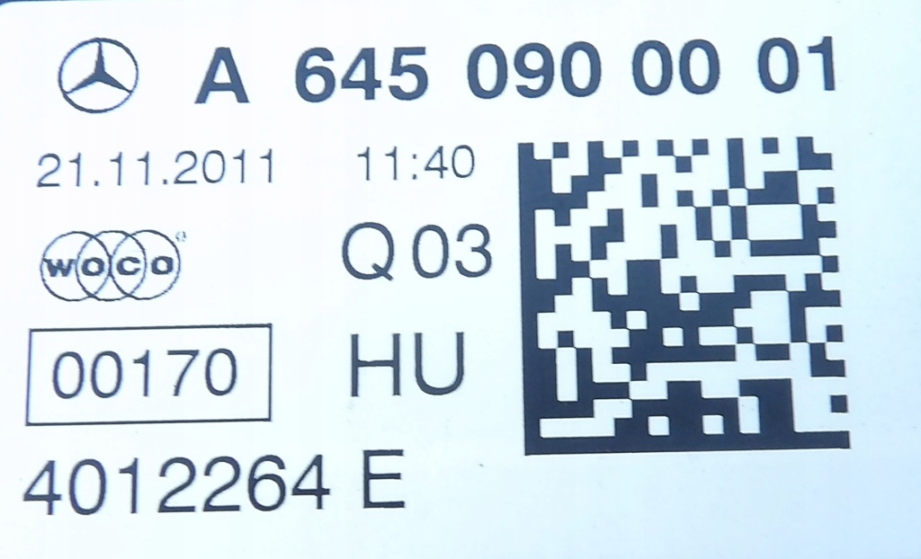 фото №5, Mercedes w246 b180 cdi корпус фільтра повітря a6450900001