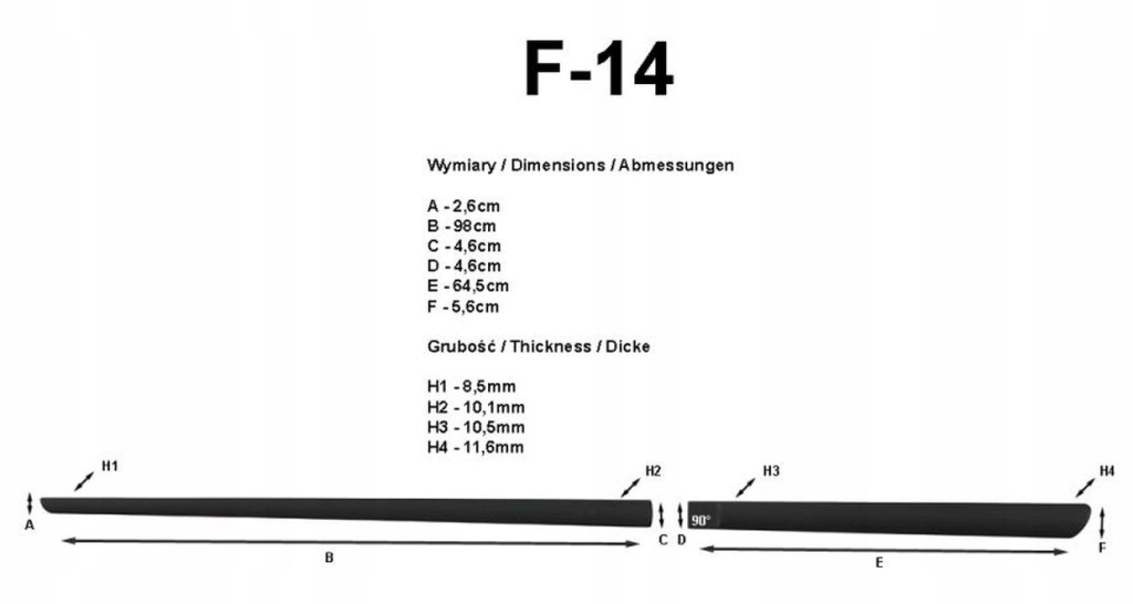 фото №4, Накладки боковой fiat linea, 2007-2015