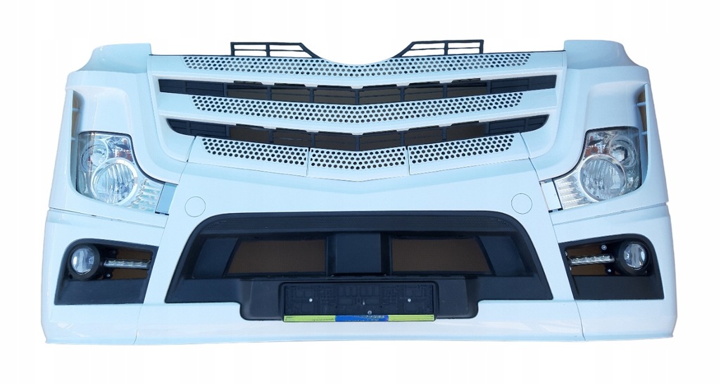 фото №1, Mercedes actros mp4 бампер перед kompletny фари решітка радіатора лак 147