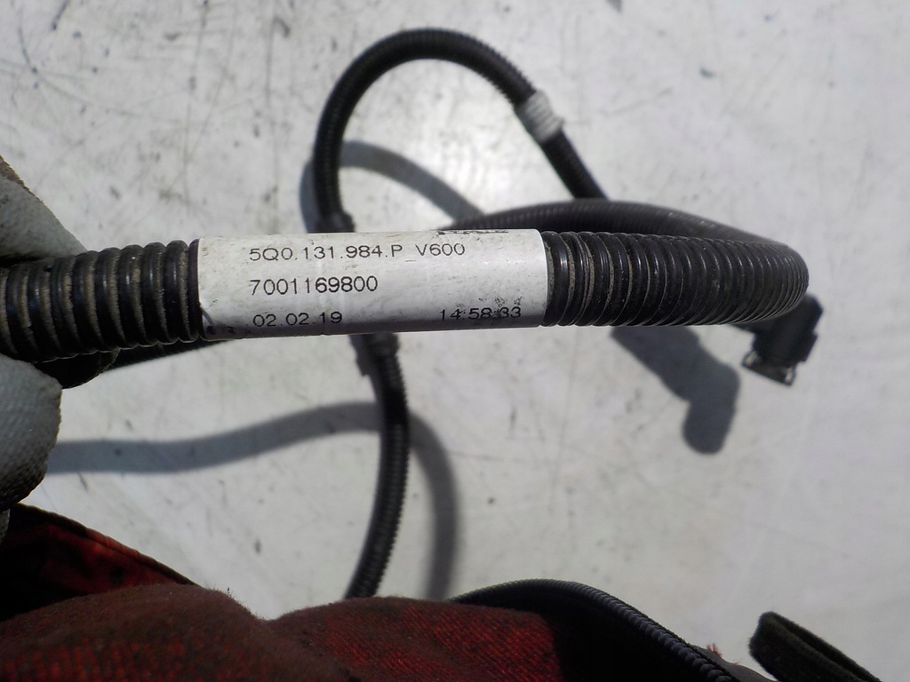 фото №7, Vw golf vii 19r 1.6 tdi шланг трубка джгут adblue 5q0131984p