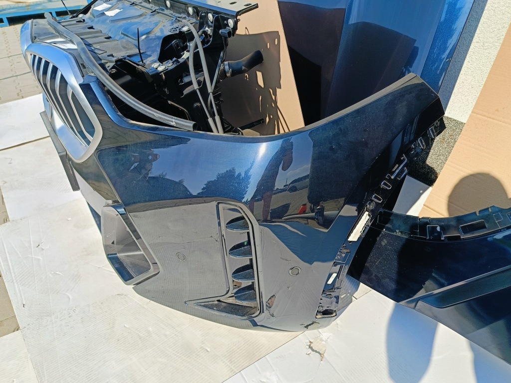 Комплект . перед bmw x6 g06 lci 416 карбон schwarz ideał! капот фары ремень крыло в Украине