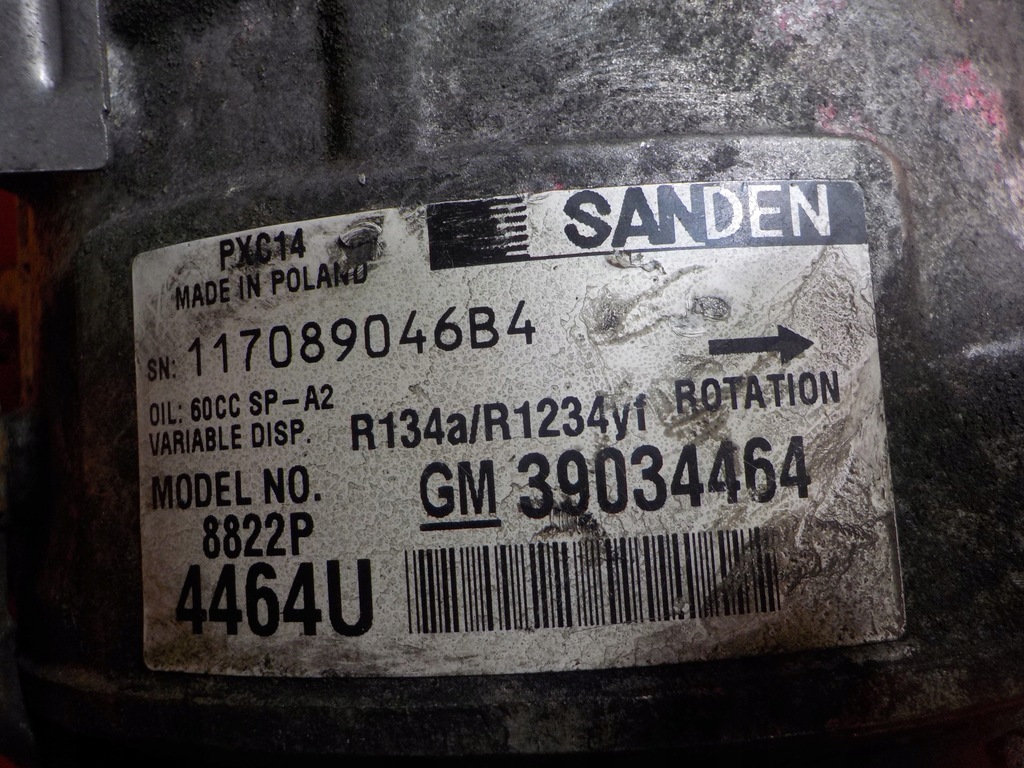 фото №6, Insignia antara zafira 2.0 cdti 17r b20dth компрессор кондиционера 39034464