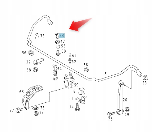 фото №1, Шарнир угловой mercedes w124 a1233280063