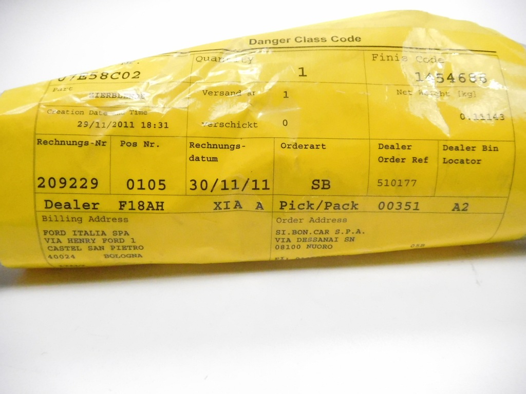 фото №8, Молдинг, рамка ford ranger оригінальний номер 1454686