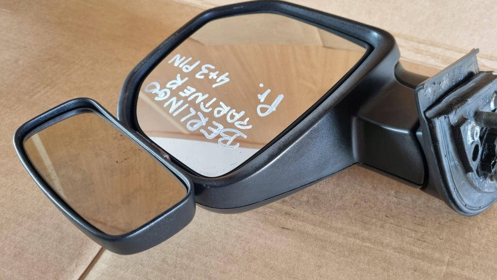 фото №14, Зеркало правое 4+3pin чёрные peugeot partner фургон 32636104