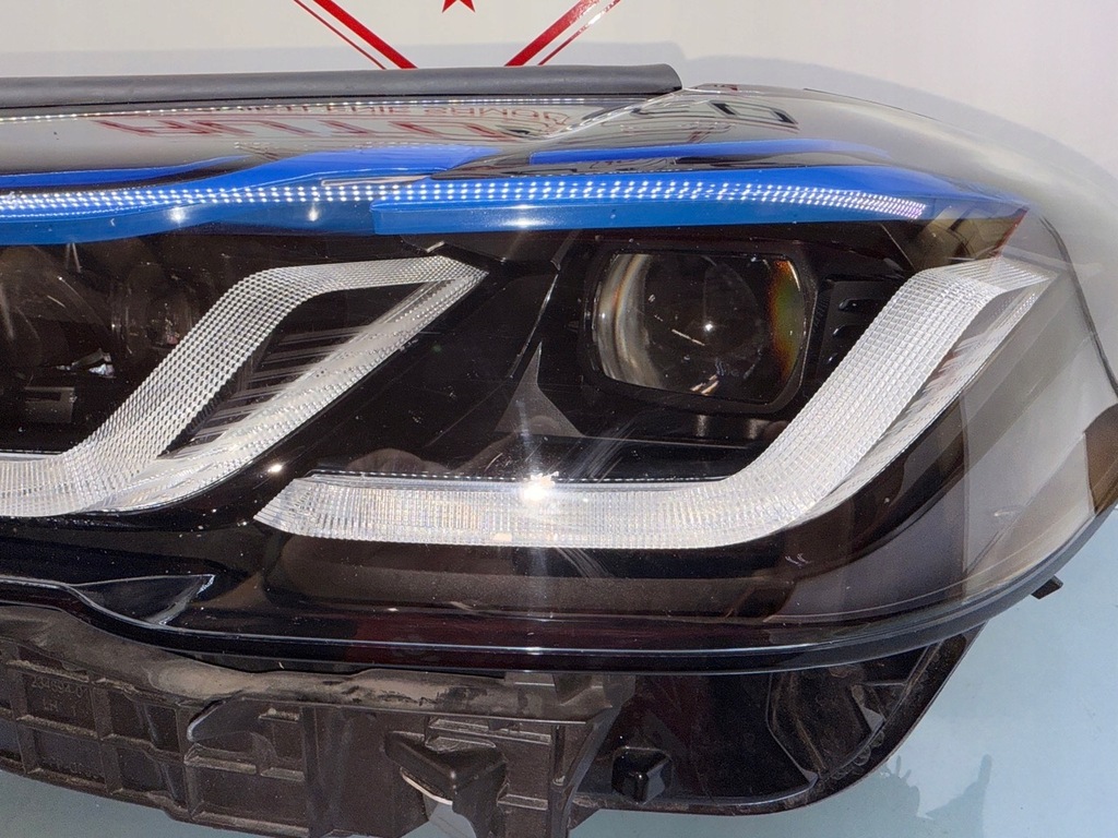 фото №12, Bmw 5 g30 m5 f90 lci лампа перед левая правая laser shadow black полный