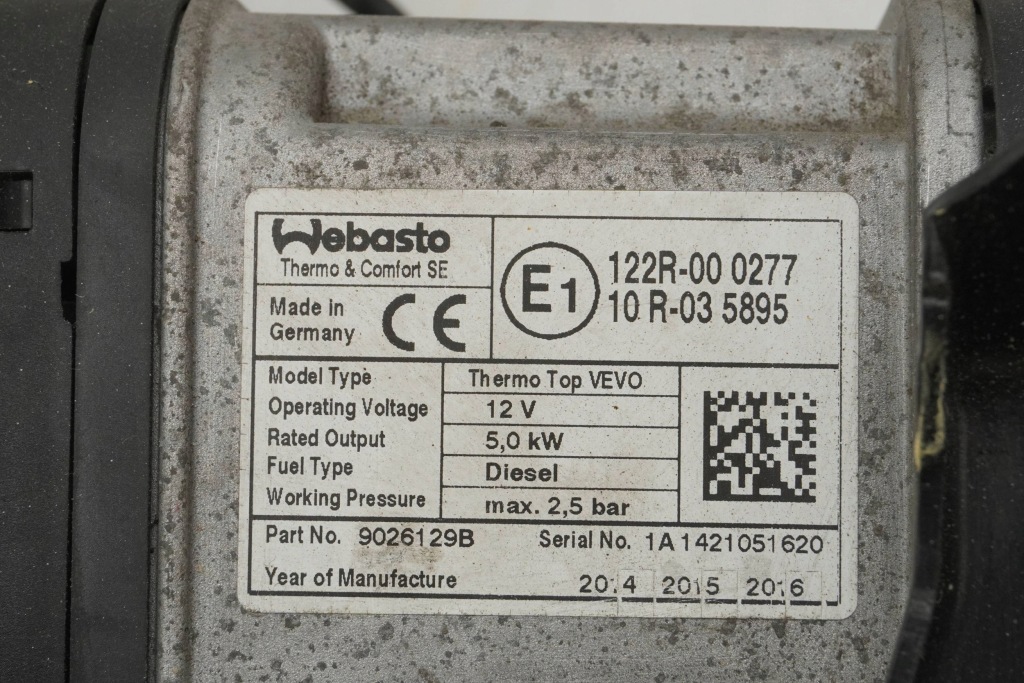 Купить Обогреватель стояночный webasto vw passat b7 cc 3aa815005d 9026129b