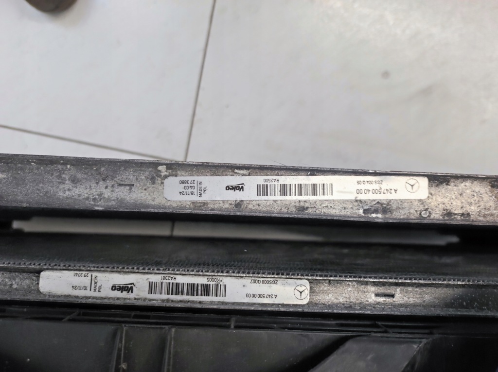 Радіатор води вентилятор радіатор mercedes a klasa w177 177 Ціна