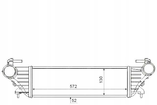 Nrf интеркулер fiat 500 12- 30340 с Разборки