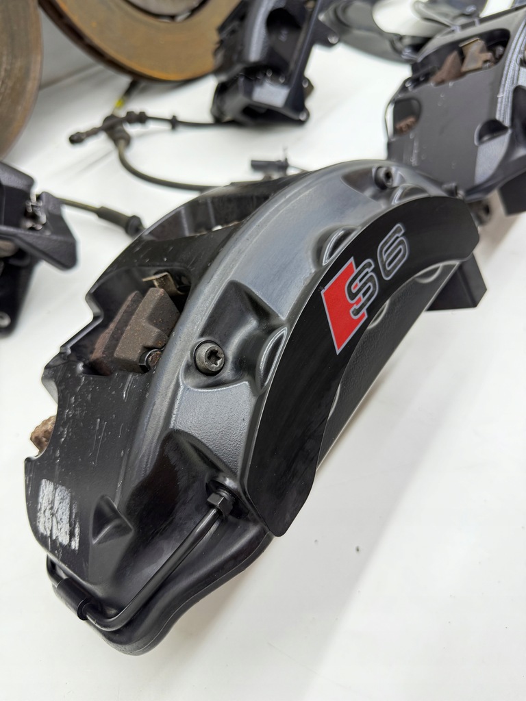 фото №7, Audi s6 c7 супорт супорти + гальмівні диски захист гальмівні комплект swap a6 s7 rs6