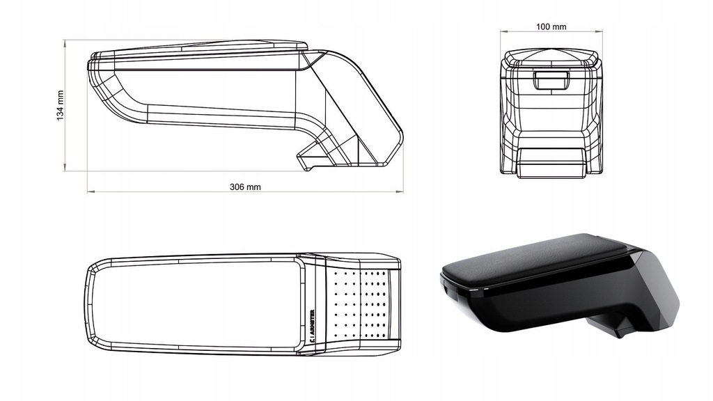 фото №8, Підлокітник призначений fiat 500e 2020-