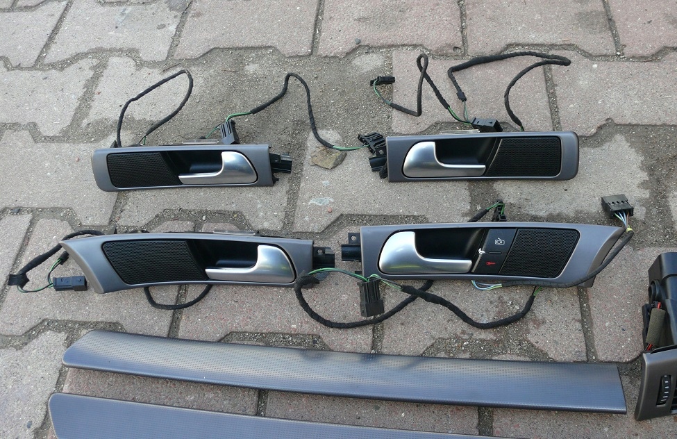 фото №7, Накладки декоры дверь панели решётки audi a6 c5 lift