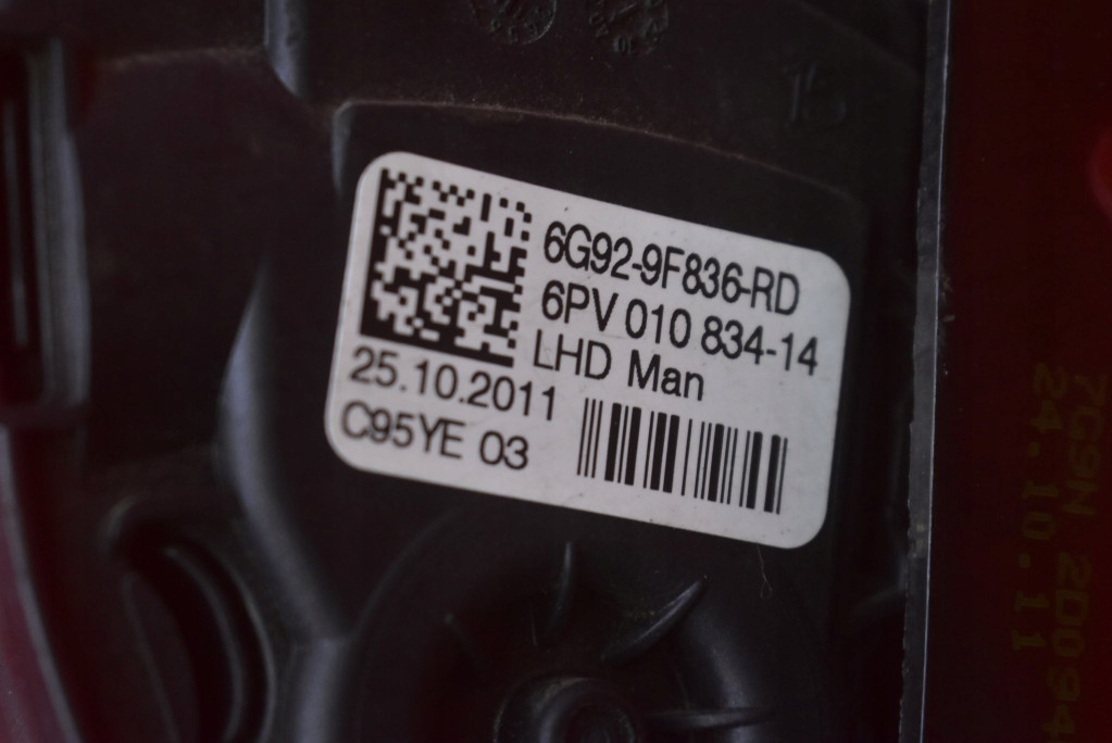 фото №10, Педаль педалі потенціометр зчеплення гальмо eu 7g9n-7b633-aj ford mondeo mk4