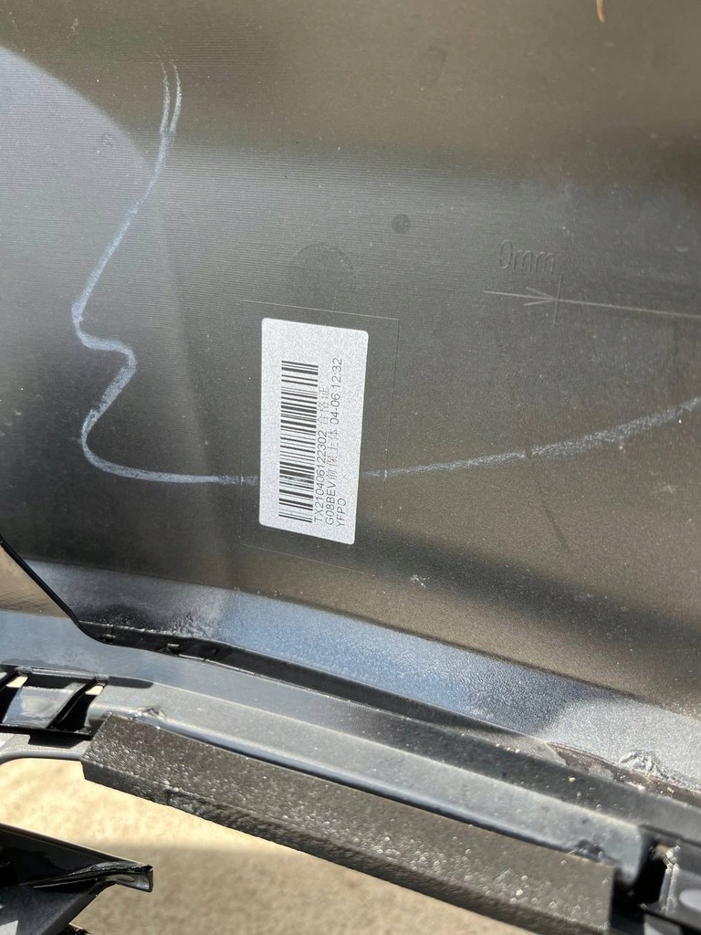 фото №10, Bmw ix3 g08 бампер передний bev a90 sophito grey poznan lwow