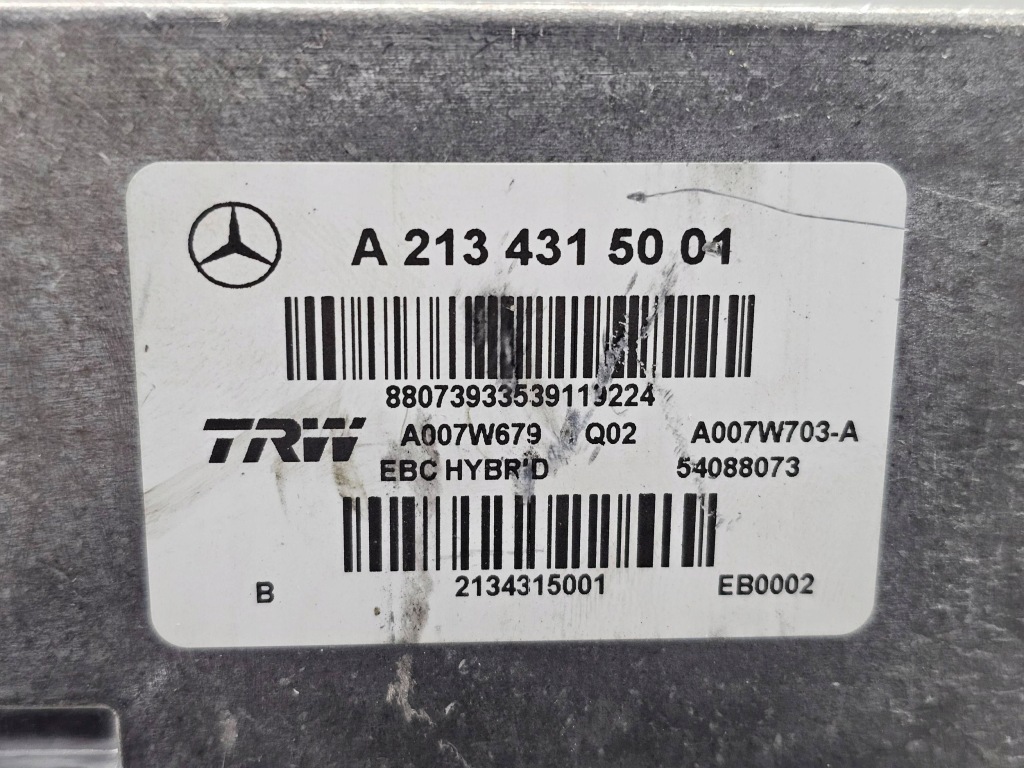 фото №8, Mercedes e-klasa w213 насос abs блок управления ebc hybrid nowa a2134315001