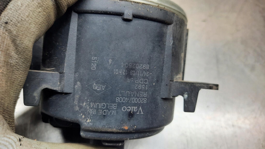 фото №5, Протитуманна фара лівий перед renault megane ii 8200074008