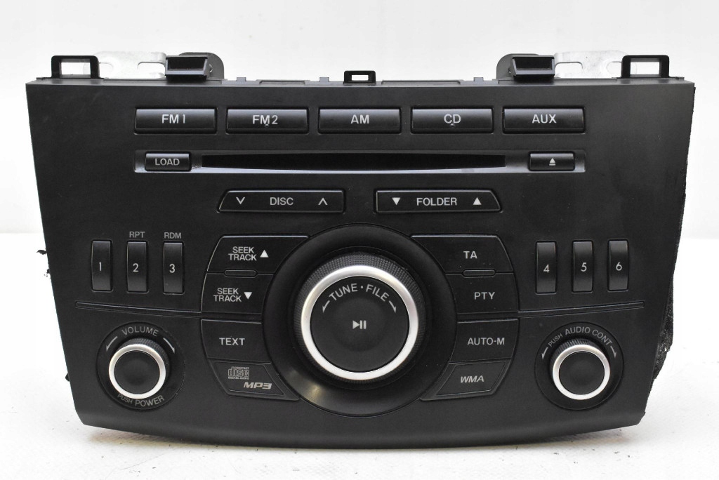 фото №1, Радіо радіопрогравач cd mp3 aux bfh566ar0 mazda 3 2 ii bl lift 11-13