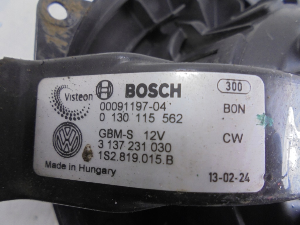 фото №3, Вентилятор воздуходувка 1s2819015b mii up citigo